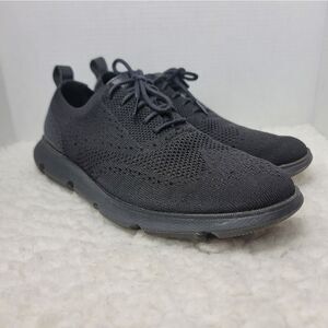 Cole Haan 4.Zerogrand Mens Oxford Shoes Size 9.5 Black Stitchlite Wingtip C35744